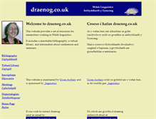 Tablet Screenshot of draenog.co.uk